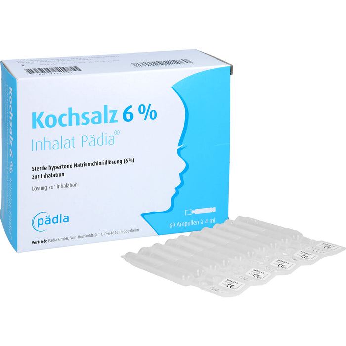 Kochsalz 6% Inhalat Paedia, 60 St IHA