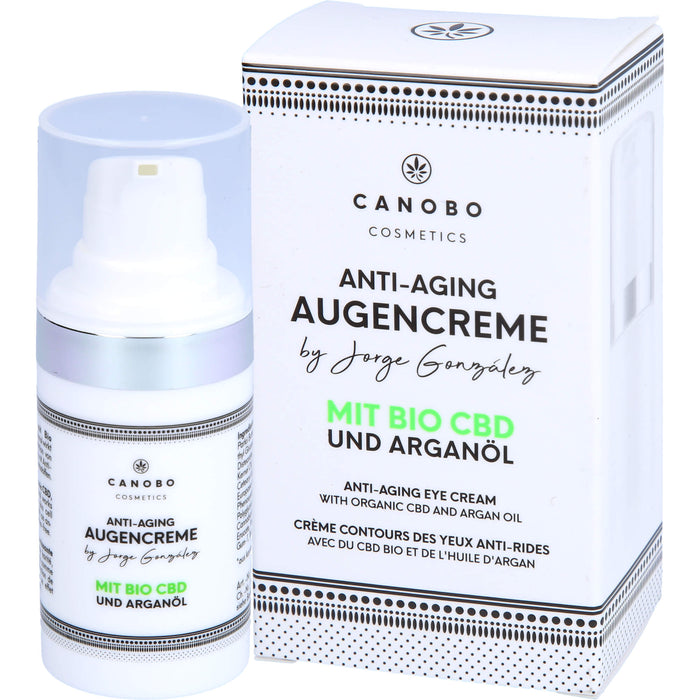 Canobo Augencreme Bio CBD, 15 ml AUC