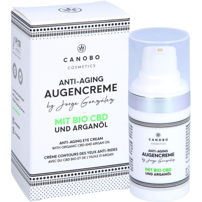 Canobo Augencreme Bio CBD, 15 ml AUC