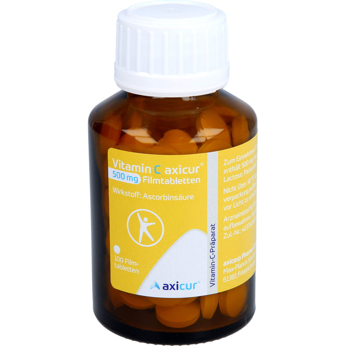 Vitamin C axicur 500 mg Filmtabletten, 100 St FTA