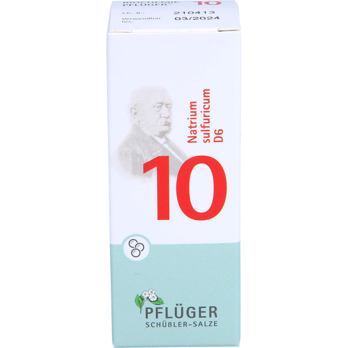 Biochemie Nr.10 Natrium sulfuricum D6 Pflüger Globuli, 15 g GLO