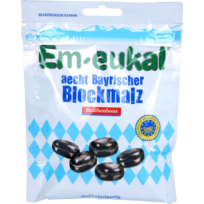 Em-eukal aecht Bayrischer Blockmalz Malzbonbons, 100 g Candies