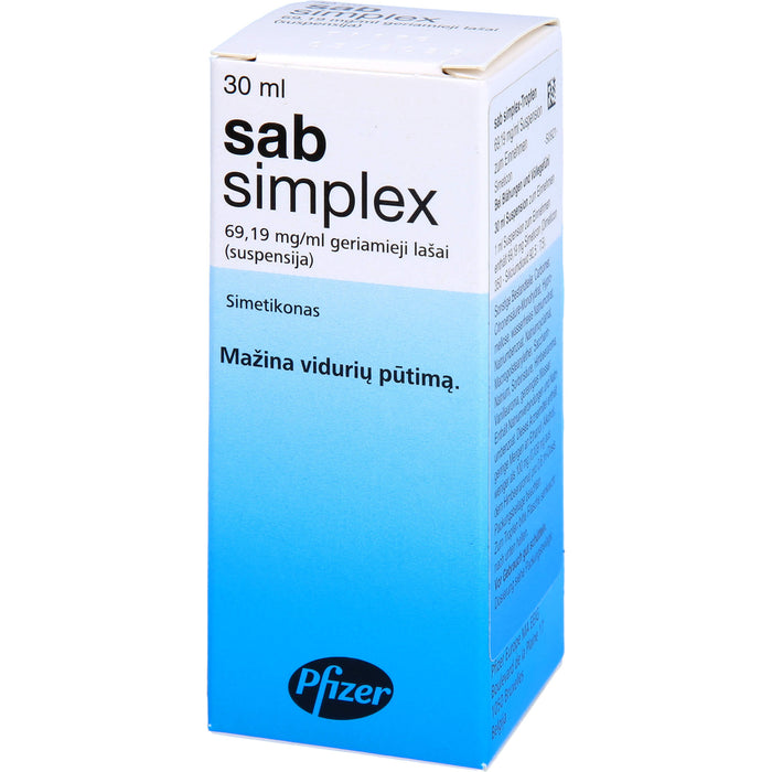 Sab Simplex Suspension bei Blähungen, 30 ml Solution