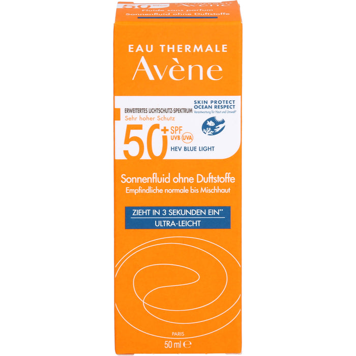 Avene Sonnenflu 50+ O Duft, 50 ml EMU