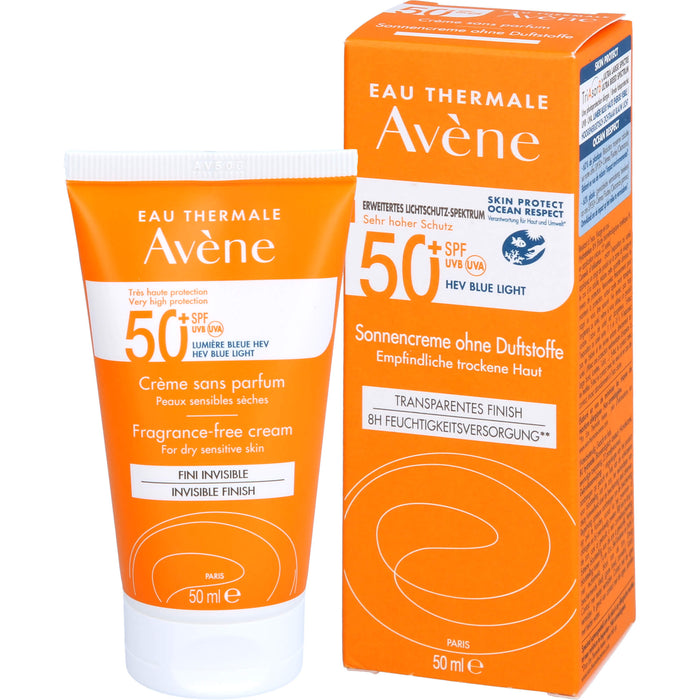 Avène Sonnenfluid ohne Duftstoffe 50+, 50 ml CRE