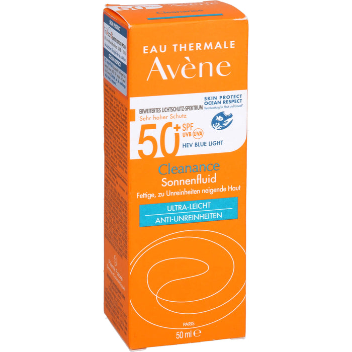 Avène Cleanance Sonnenfluid 50+, 50 ml EMU