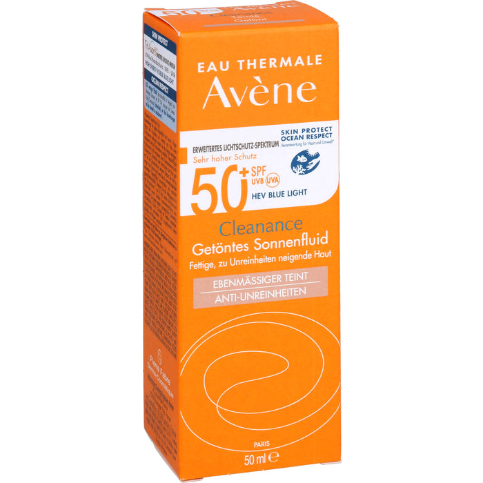 Avène Cleanance Getöntes Sonnenfluid 50+, 50 ml EMU