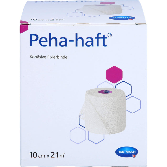 Peha-haft kohäsive Fixierbinde latexfrei 10 cm x 21 m, 1 St. Binde