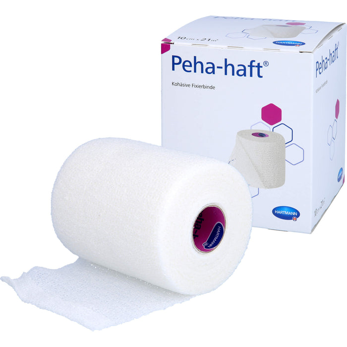 Peha-haft kohäsive Fixierbinde latexfrei 10 cm x 21 m, 1 pc Bandage