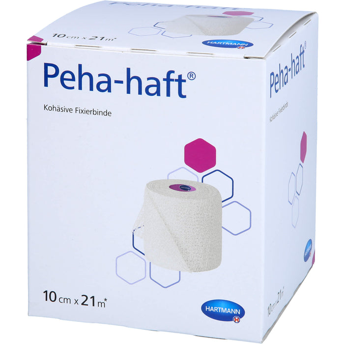 Peha-haft kohäsive Fixierbinde latexfrei 10 cm x 21 m, 1 St. Binde