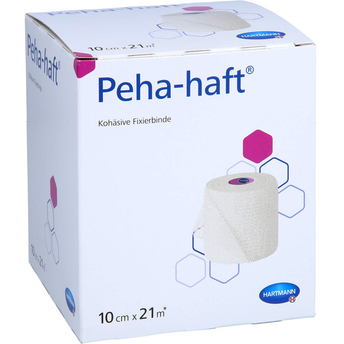 Peha-haft kohäsive Fixierbinde latexfrei 10 cm x 21 m, 1 St. Binde