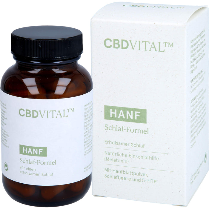 CBD VITAL Hanf Schlaf-Formel, 60 St KAP