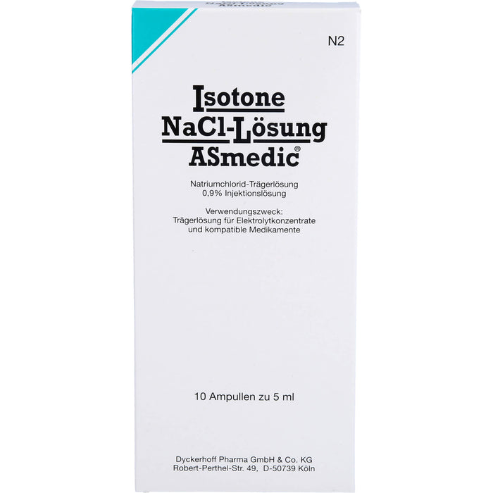 Isotone Nacl Loesu Asmedic, 10X5 ml ILO