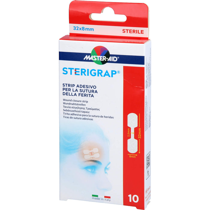 STERIGRAP Wundnahtstreifen 32x8mm, 10 St PFL