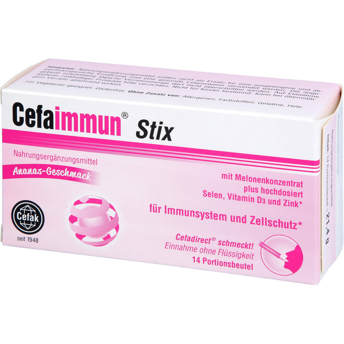 Cefaimmun Stix, 14 St GRA