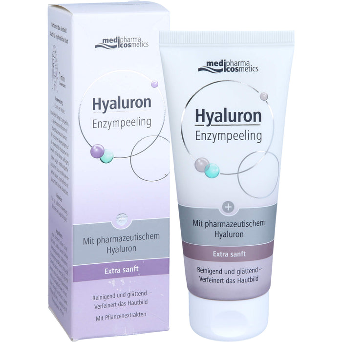 medipharma cosmetics Hyaluron Enzympeeling reinigend und glättend, 100 ml Cream