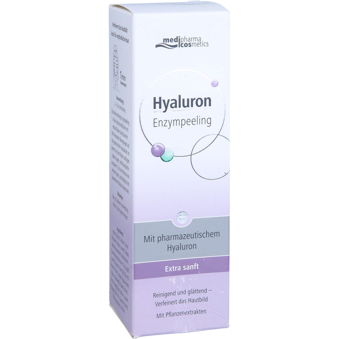 medipharma cosmetics Hyaluron Enzympeeling reinigend und glättend, 100 ml Crème