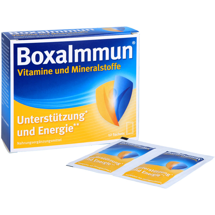 BoxaImmun Vitamine und Mineralstoffe Beutel, 12 pc Sachets