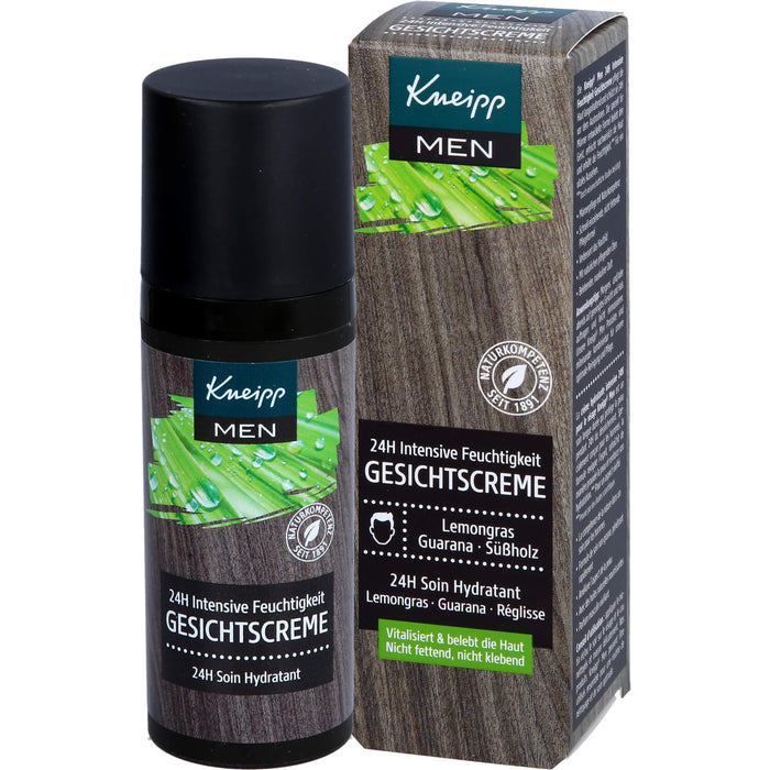 Kneipp MEN 24H Intensive Feuchtigkeit Gesichtscre., 50 ml CRE