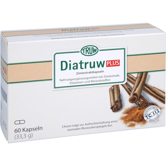 Diatruw Plus Zimtextraktkapseln, 60 St KAP