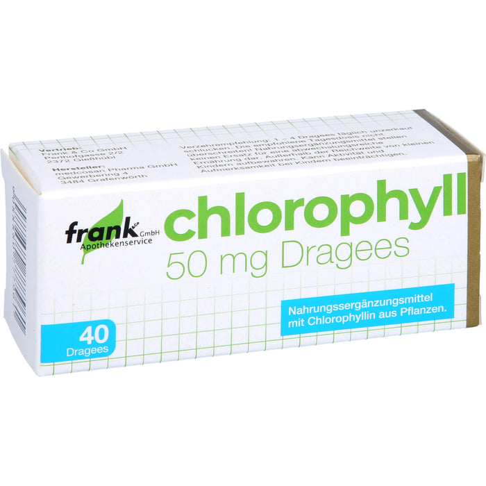 Chlorophyll Dragees, 40 St DRA