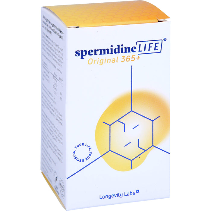 SpermidineLIFE Original 365+ Kapseln zur Unterstützung der körpereigenen Zellerneuerung, 60 pcs. Capsules