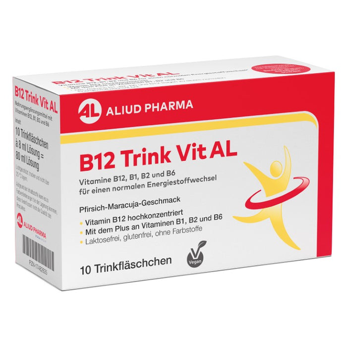 B12 Trink Vit AL Trinkfläschchen, 10 pcs. Drinking bottle