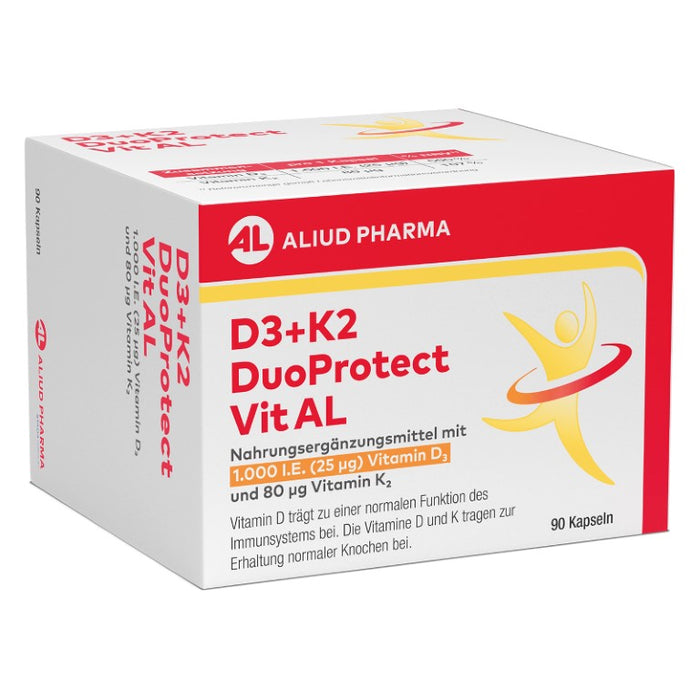 D3+K2 DuoProtect Vit AL 1000 I.E./80 ug Kapseln, 90 pc Capsules