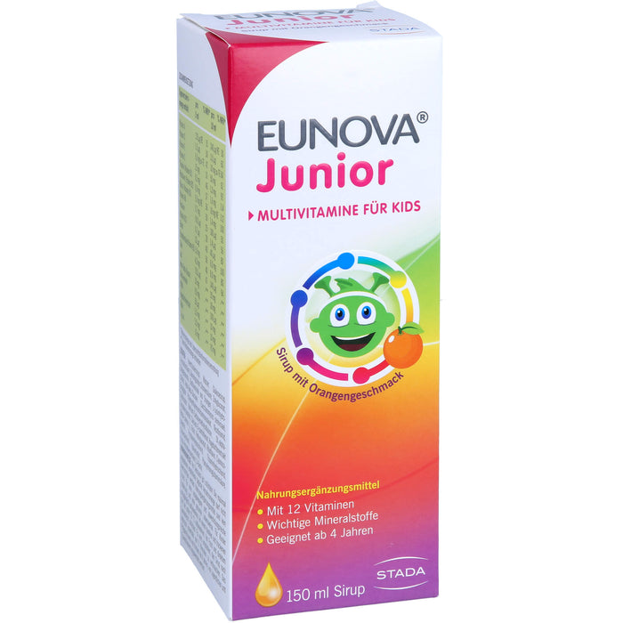 Eunova Junior Sirup Multivitamine für Kids, 150 ml Solution