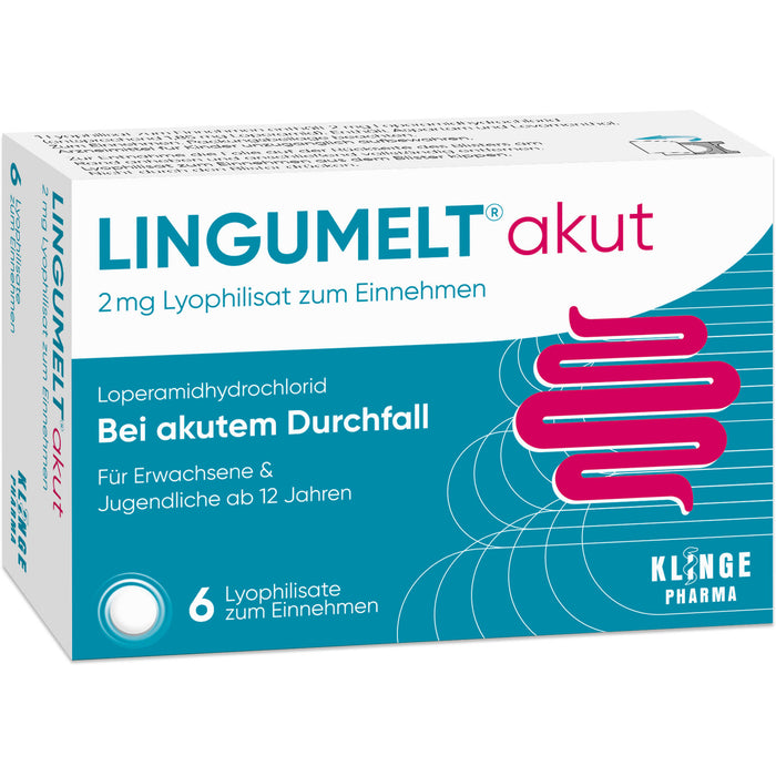 LINGUMELT akut 2 mg Lyophilisat zum Einnehmen, 6 pcs. Tablets