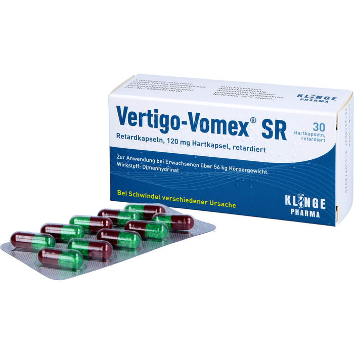 Vertigo-Vomex SR Retardkapseln 120 mg Hartkapsel, retardiert, 30 St REK