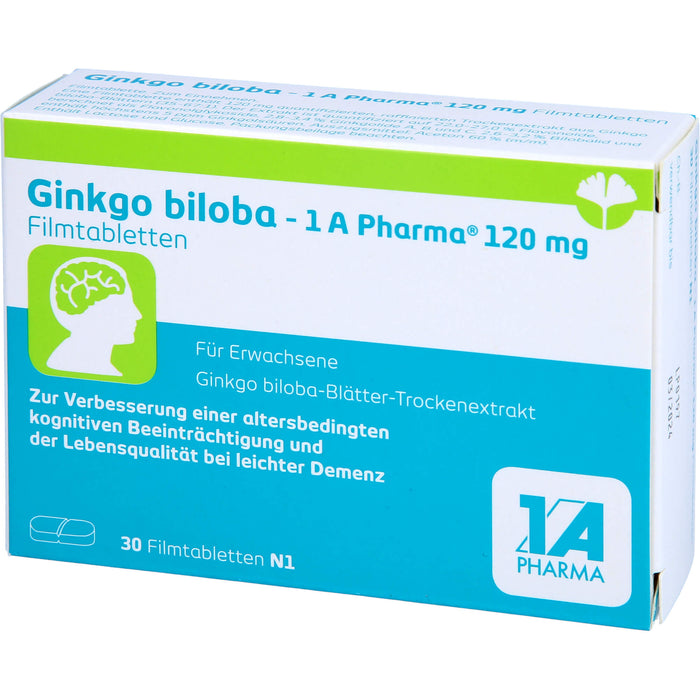 Ginkgo Biloba 1a Pharma120, 30 St FTA