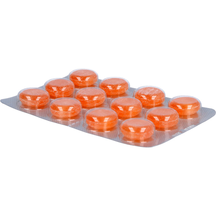 Lemocin Lutschtabletten Orangengeschmack gegen Halsschmerzen, 24 pc Tablettes