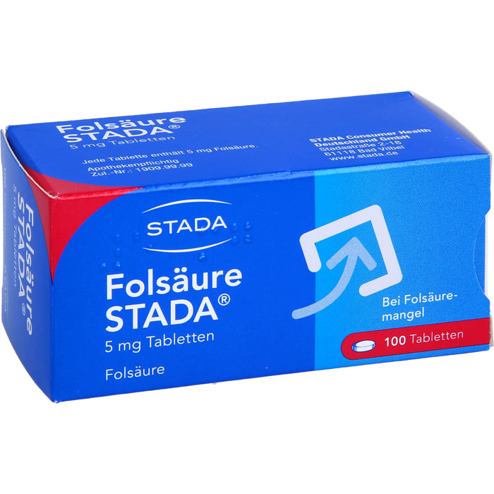 Folsäure STADA 5 mg Tabletten, 100 St TAB