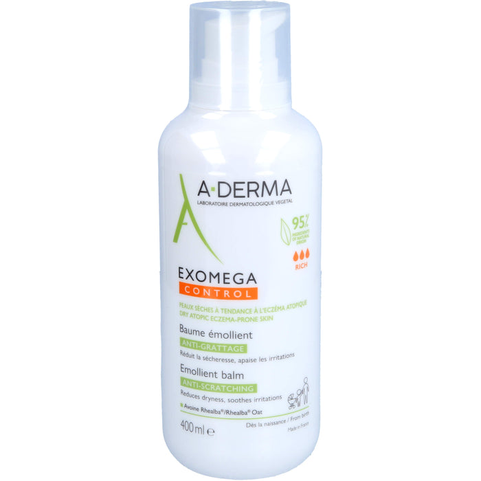 A-DERMA Exomega Control rückfettender Balsam, 400 ml Balm