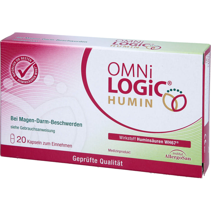 OMNI Logic Humin Kapseln bei Magen-Darm Beschwerden, 20 pcs. Capsules