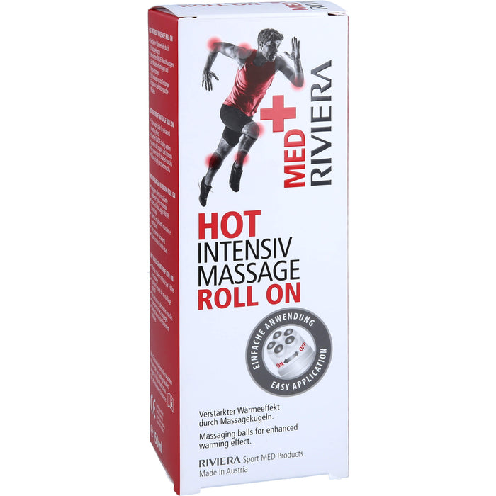 RIVIERA Med+ Hot Intensiv Massage Roll on, 150 ml GEL