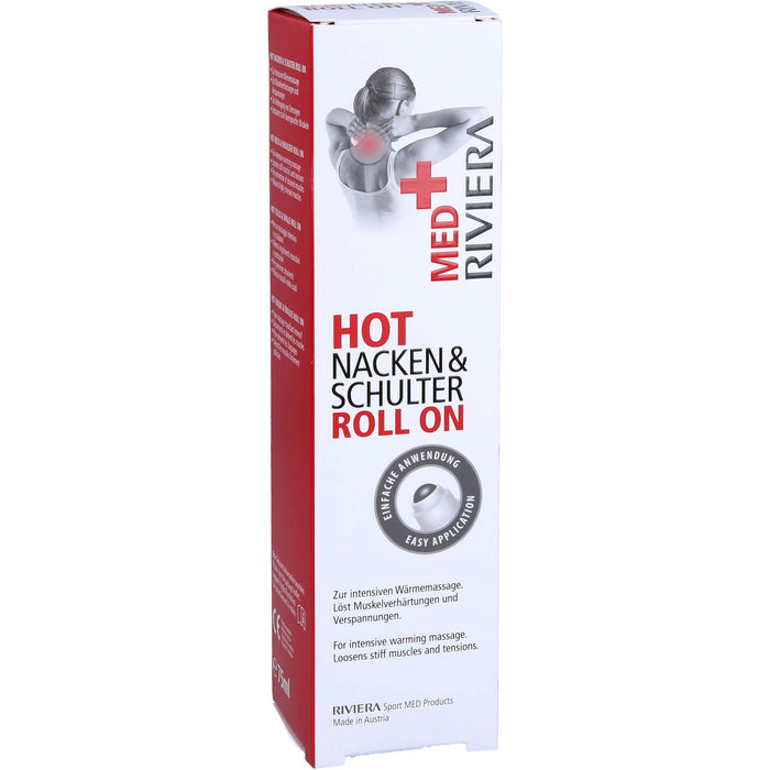 RIVIERA Med+ Hot Nacken & Schulter Roll on, 75 ml GEL