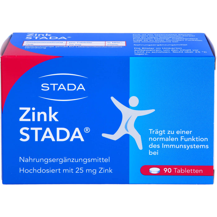 Zink STADA 25mg, 90 St TAB