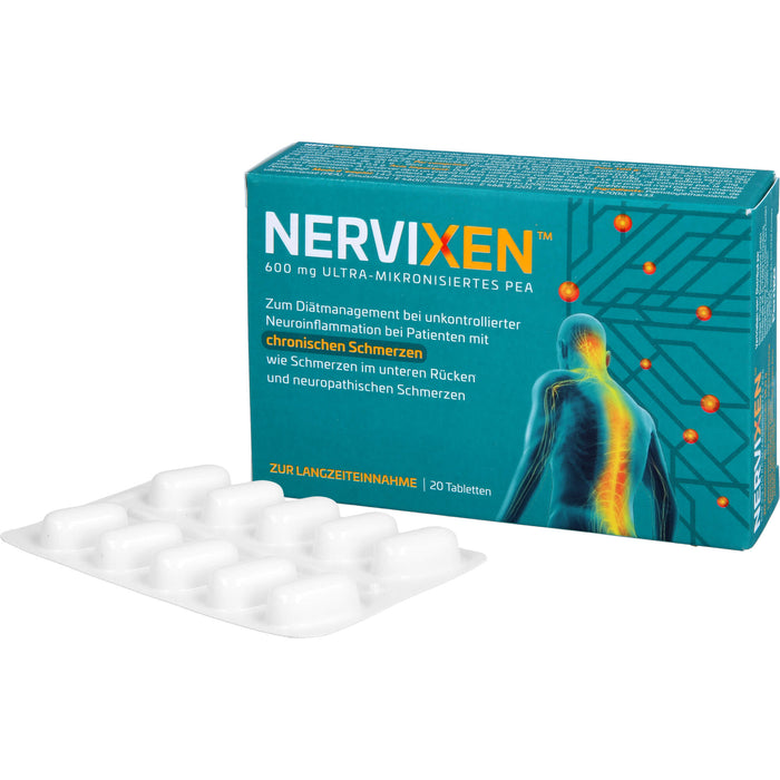 NERVIXEN Tabletten bei chronischen Schmerzen, 20 pc Tablettes