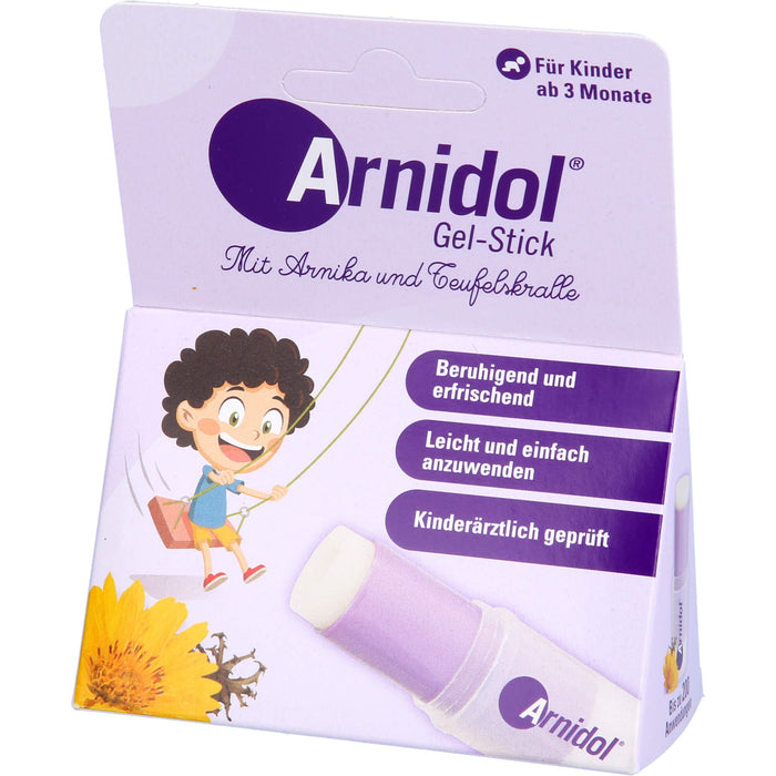 Arnidol Gel-Stick zur Schmerzlinderung von blauen Flecken, 15 g Stift