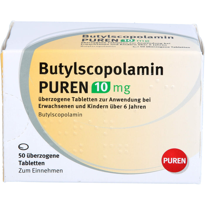 Butylscopolamin Puren 10mg, 50 St UTA