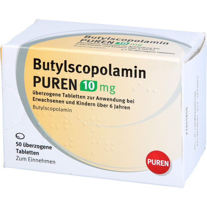 Butylscopolamin Puren 10mg, 50 St UTA