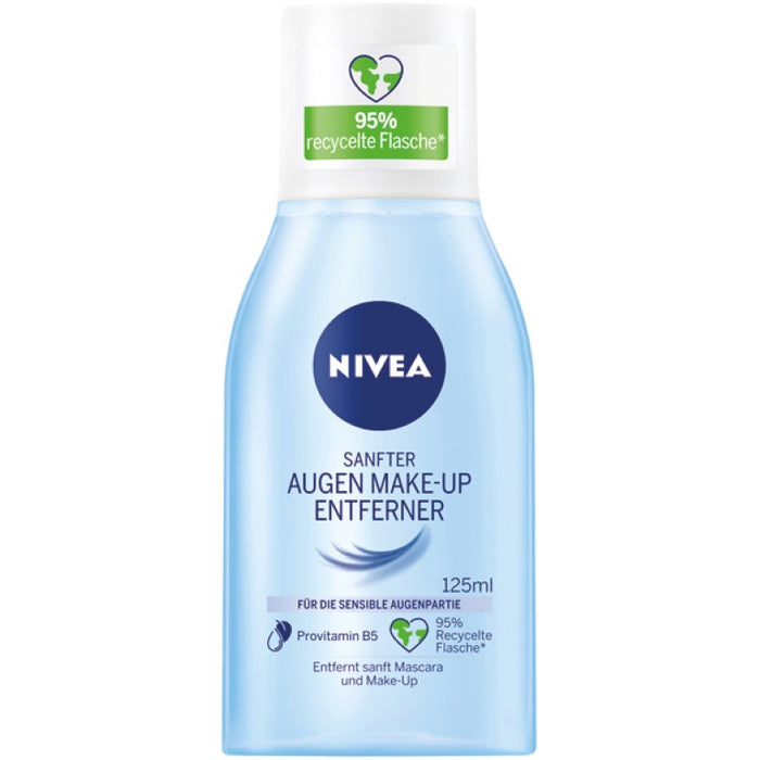 NIVEA Sanfter Augen Make-up Entferner, 125 ml Lösung