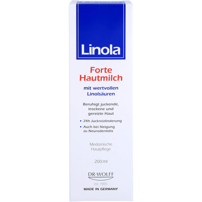 Linola forte Hautmilch, 200 ml Lotion