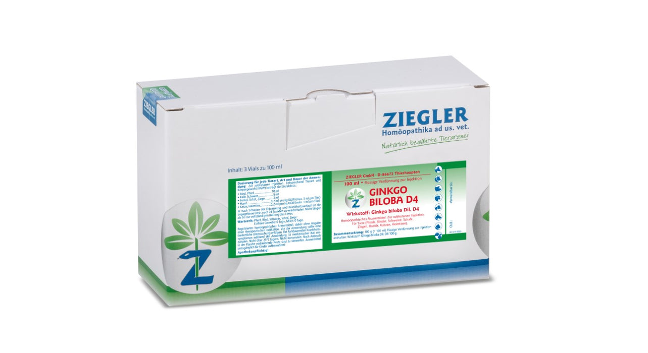 ZIEGLER Ginkgo biloba D 4 Dilution, 300 ml Solution