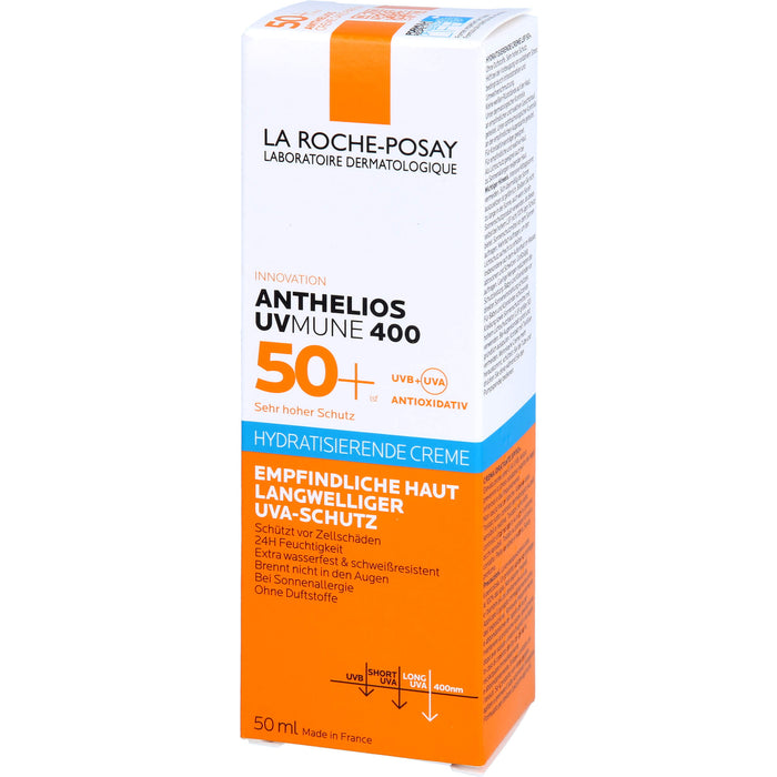 LA ROCHE-POSAY Anthelios Hydratisierende Creme UVMune 400 LSF 50+, 50 ml Creme