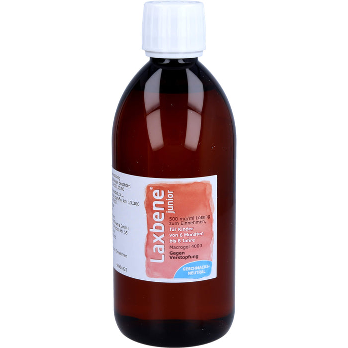 Laxbene junior 500 mg/ml Lösung bei Verstopfung, 500 ml Lösung