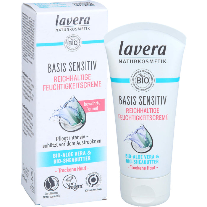 LAVERA BASIS SENSITIV REICHHALTIGE FEUCHT.CREME, 50 ml XTC