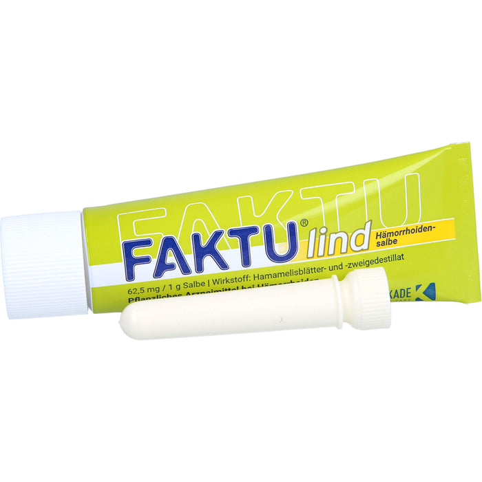 FAKTU lind Hämorrhoidensalbe, 25 g Salbe